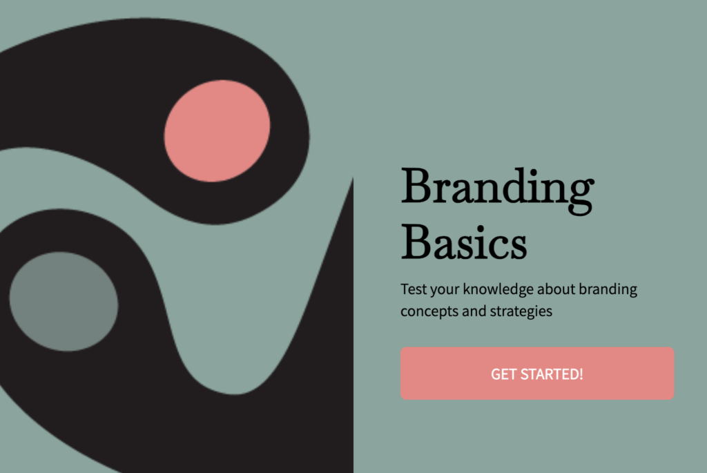 Branding quiz cover image.